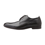 Leather Accent Plain-Toe Derby // Brown (Euro: 43)