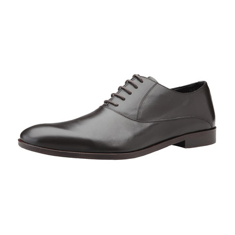 Leather Plain-Toe Oxford // Brown (Euro: 40)