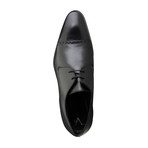 Leather Eyelet Cap-Toe Derby // Black (Euro: 40)