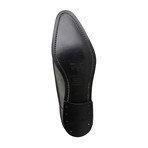 Leather Eyelet Cap-Toe Derby // Black (Euro: 40)