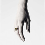 Gold Skull Ring (Size 6)