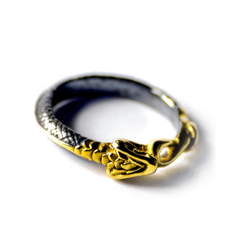 Snake Ring // Gold (Size 6)