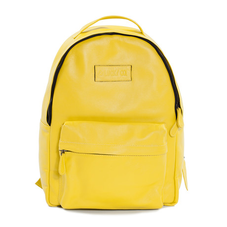Leather Backpack // Yellow - Lucky Co. - Touch of Modern