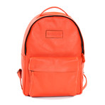 Leather Backpack // Orange