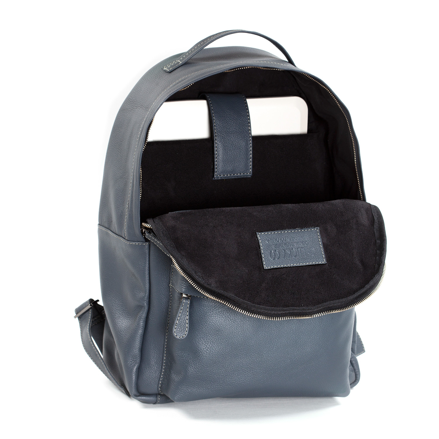 Leather Backpack // Grey Lucky Co. Touch of Modern