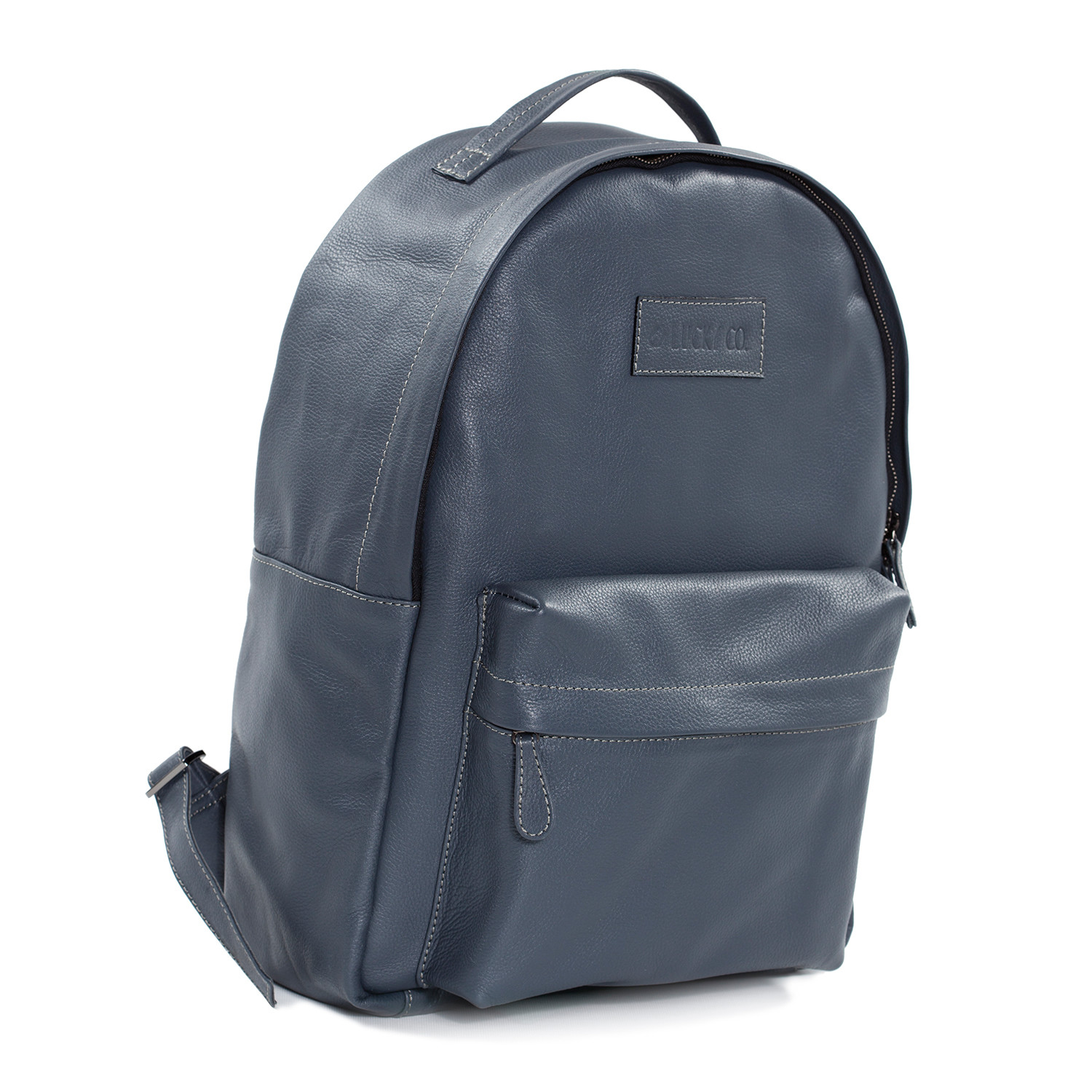 Leather Backpack // Grey - Lucky Co. - Touch of Modern