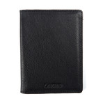 Leather Passport Holder // Black