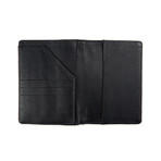 Leather Passport Holder // Black