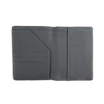 Leather Passport Holder // Grey