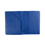 Leather Passport Holder // Blue