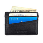 Leather Card Holder // Black