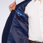 Bubble Knit Slim Fit Blazer // Navy (US: 42S)