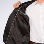 Shawl Collar Slim Fit Tuxedo Jacket // Black Paisley (US: 40S)