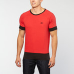 Ringer Tee // Red (L)