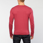 Spenglish // Side Zipper V-Neck // Burgundy (2XL)