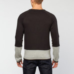 Toggle Sweatshirt // Black + Grey (XL)