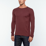 Marco Wool + Cashmere Pullover Sweater // Dark Red (S)