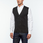 Cashmere Captain Sweater Vest // Anthracite (XL)