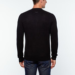 Jhonson Cashmere V-Neck Cardigan // Black (M)