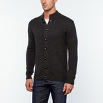 Jhonson Cashmere High Neck Cardigan // Anthracite (M)