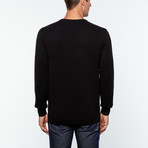 Cashmere Crew Neck Sweater // Black (M)