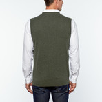 Gio Cashmere Sweater Vest // Khaki (S)