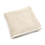 Wool + Cashmere Scarf // Beige Dirty Effect