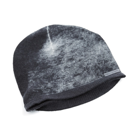 Wool + Cashmere Hat // Anthracite Dirty Effect