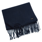 Patrick Cashmere Single Scarf // Navy Blue