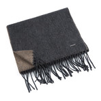 Patrick Double Scarf // Anthracite 355