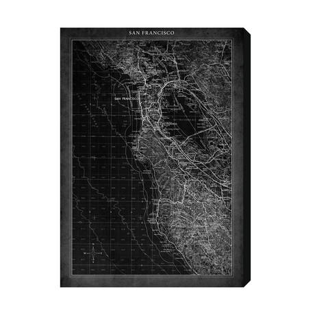 San Francisco Map (20"L x 30"H)