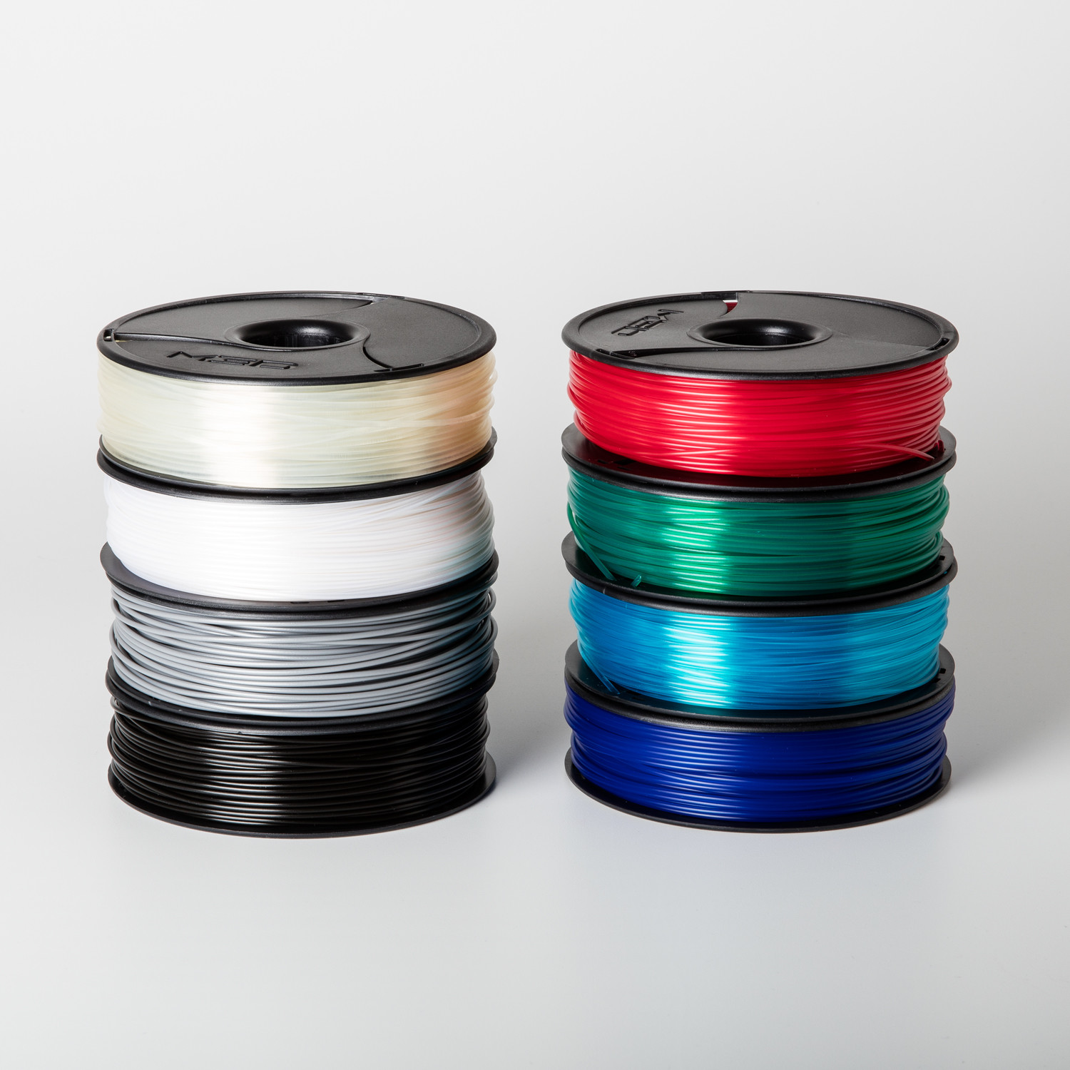 The Micro 3D Printer // Set of 8 Filaments (White) - 18e2f18200c6852ba33c1ce03e97D4b4 Large