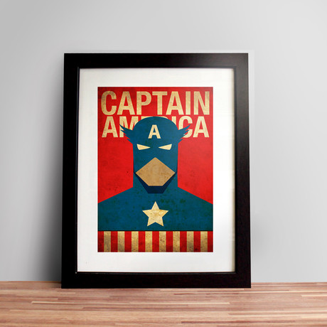 Vintage Minimalist // Captain America