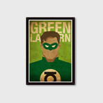 Vintage Minimalist // Green Lantern