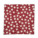 Floral Pocket Square // Wine