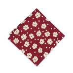 Floral Pocket Square // Wine