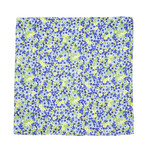 Bouquet Pocket Square // Blue