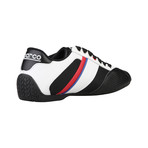 Time Leather Sneaker // Black + Red (Euro: 39)