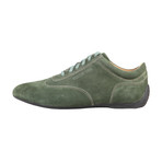 Imola Suede Low-Top Sneaker // Forest Green (Euro: 41)