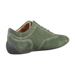 Imola Suede Low-Top Sneaker // Forest Green (Euro: 41)