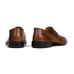 Woven Penny Loafer // Brown (Euro: 43)