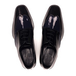 Patent Two Tone Derby // Black + Navy Blue (Euro: 40)