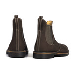 Nubuck Cap-Toe Chelsea Boot // Brown (Euro: 40)