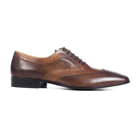 Two Tone Oxford Brogue // Dark Brown (Euro: 40)