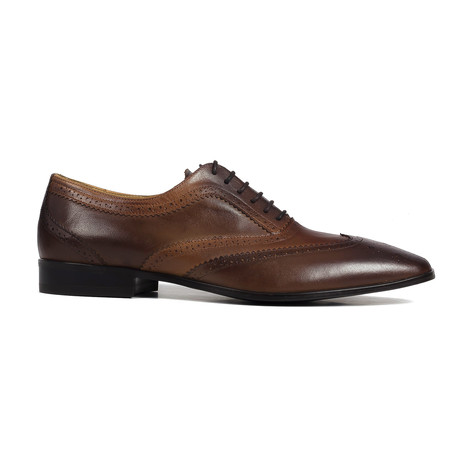 Two Tone Oxford Brogue // Medium Brown (Euro: 40)