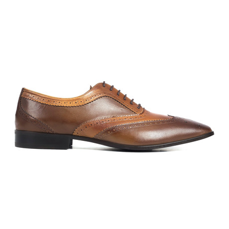 Two Tone Oxford Brogue // Cognac + Brown (Euro: 40)