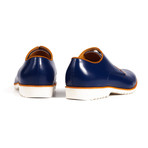 Contrast Derby // Navy Blue + Orange (Euro: 40)