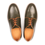 Contrast Derby // Dark Green + Orange (Euro: 43)