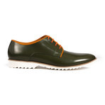 Contrast Derby // Dark Green + Orange (Euro: 43)