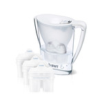 2.7L Pitcher + Set of 4 Filter Cartridges